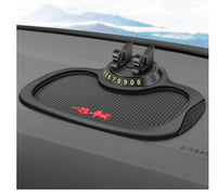 Non-Slip Car Phone Pad For 4-in-1 Car Parking Number