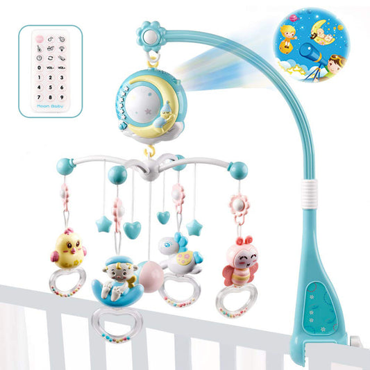 Baby Rattles Crib Mobiles Toy Holder Rotating Mobile Bed