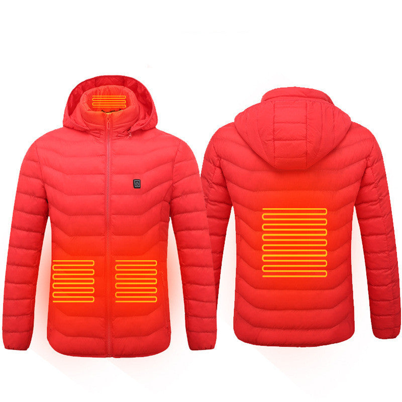 Heated Jacket Coat USB Electric Jacket Cotton Coat Heater