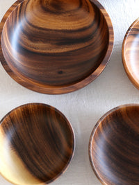 Natural Wooden Bowl Household Fruit Bowl Salad Bowl