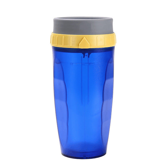 Double Insulation Tumbler Straw Sippy Water Bottles Portable