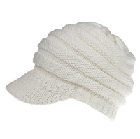 Women Ponytail Beanies Autumn Winter Hats Female