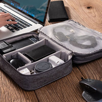 Electronics Organizer Travel Cable Organizer Bag Waterproof