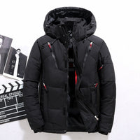 Outdoor Windproof Hooded Jacket Leisure Sports Coat Men