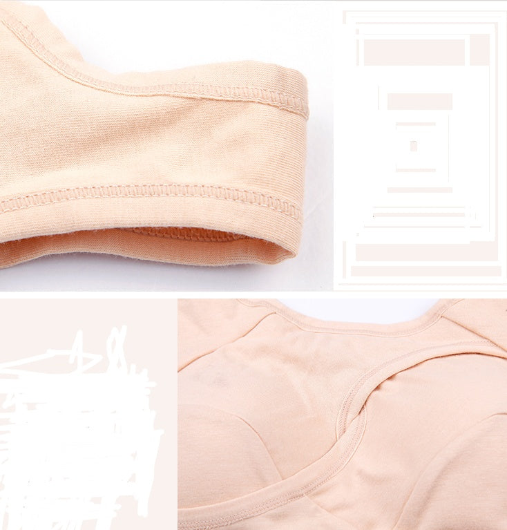 Plus Size Women Bra Ladies Cotton Quake-Proof Underwear Sleep