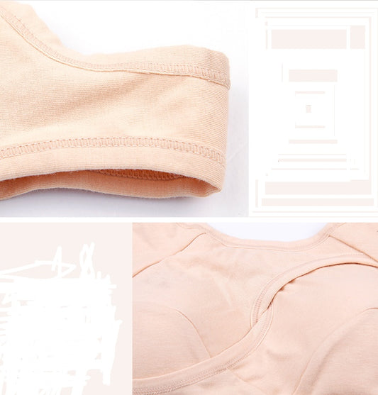 Plus Size Women Bra Ladies Cotton Quake-Proof Underwear Sleep