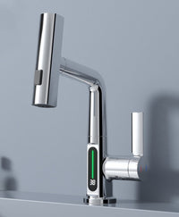 Intelligent Digital Display Faucet Pull-out Basin Faucet