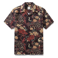Men's Shirt Hawaiian Tropical Style Animal Alohacamisha Style