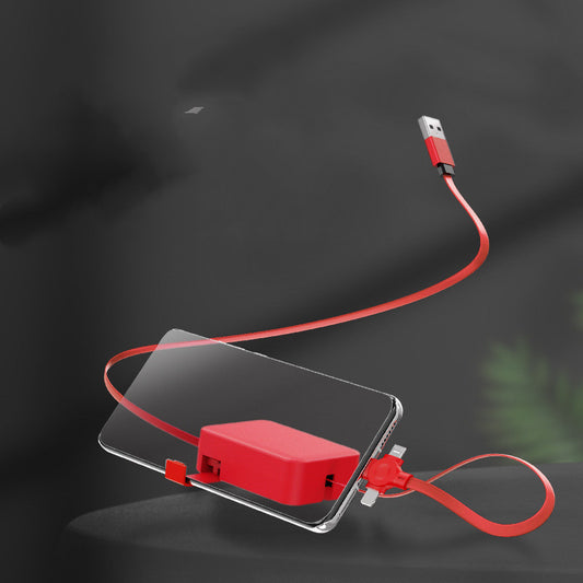 4 In 1 Retractable USB Cable Creative Macron Type C