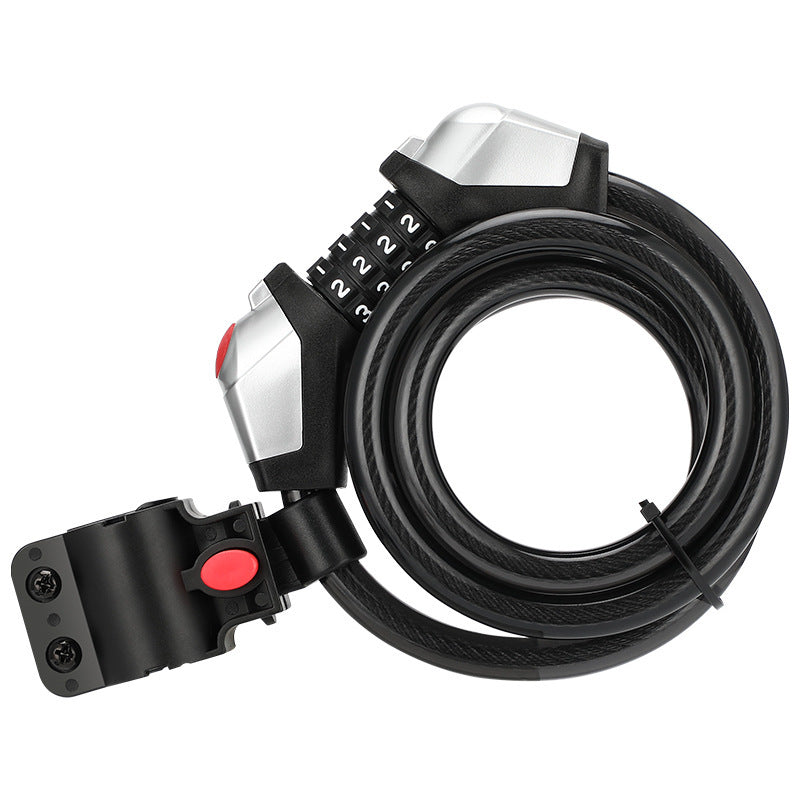 Bicycle Anti-theft 4-digit Code Lock With Light Alloy Core Security Lock