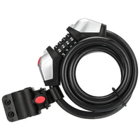 Bicycle Anti-theft 4-digit Code Lock With Light Alloy Core Security Lock