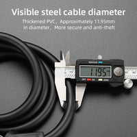 Bicycle Anti-theft 4-digit Code Lock With Light Alloy Core Security Lock