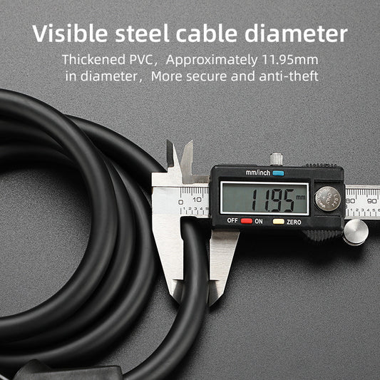 Bicycle Anti-theft 4-digit Code Lock With Light Alloy Core Security Lock