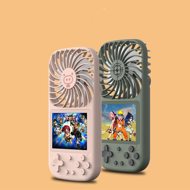Gaming Mini Videogames Machine Player Mini Summer Handheld Fan
