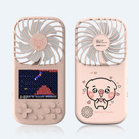 Gaming Mini Videogames Machine Player Mini Summer Handheld Fan