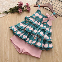 Girls Clothes For Baby Girl Kids T-Shirt Shorts Suit