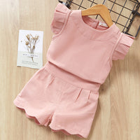 Girls Clothes For Baby Girl Kids T-Shirt Shorts Suit