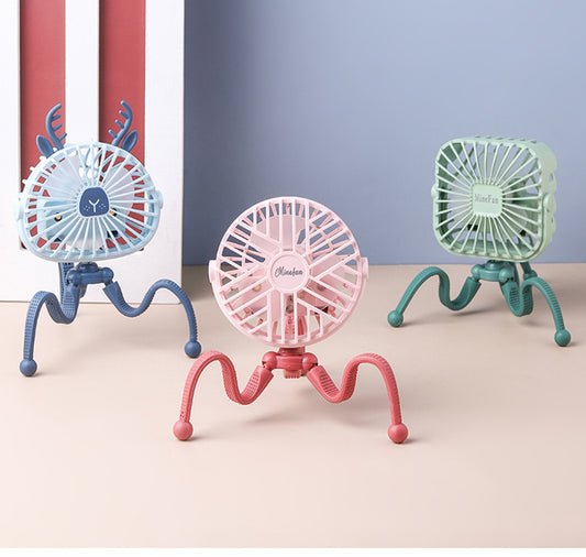 Stroller Fan Personal Portable Desk Handheld Baby
