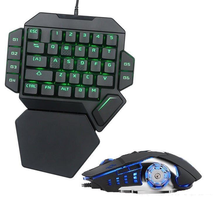 One-handed Mechanical Keyboard Throne Left-handed Small Keyboard