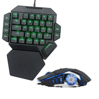 One-handed Mechanical Keyboard Throne Left-handed Small Keyboard