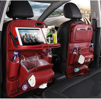 PU Leather Car Storage Bag Multifunction Seat Back.