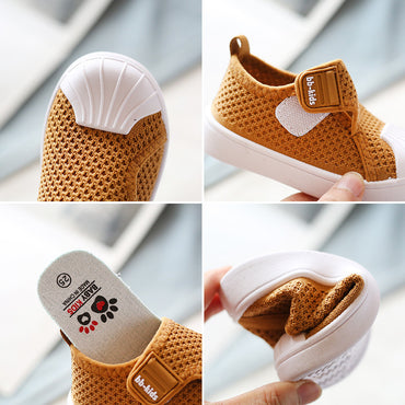 Girls Boys Casual Shoes Spring Infant Toddler Shoes Comfortable Non-slip Soft Bottom Children Sneakers Baby Kids Shoes AMI Cart