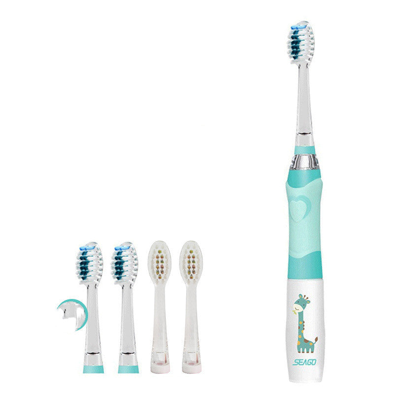 Children'S Electric Toothbrush 3-6-12 Years Old Soft