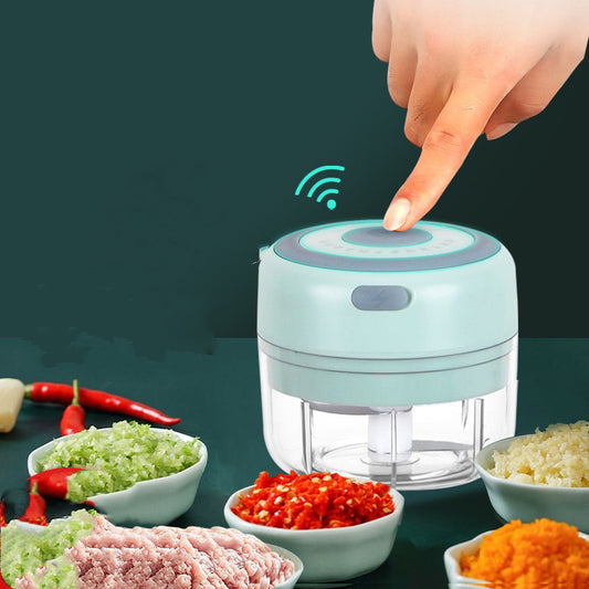 Electric Garlic Chopper USB Charging Ginger Masher Machine