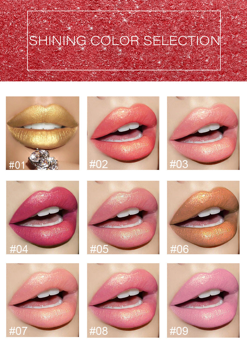 Pearlescent Color Temperature Change Lipstick Gilt Lipstick