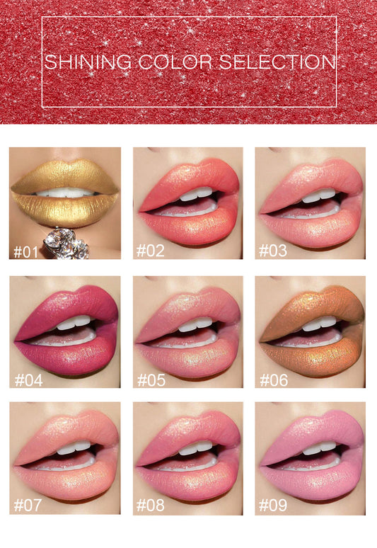 Pearlescent Color Temperature Change Lipstick Gilt Lipstick