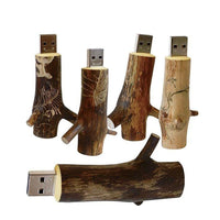 Usb Stick 4Gb, 8Gb, 16Gb, 32Gb, 64Gb, Natural Wood Model