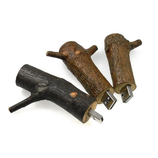 Usb Stick 4Gb, 8Gb, 16Gb, 32Gb, 64Gb, Natural Wood Model