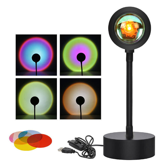 Sunset Projection Lamp Sunset Projector Night Light Wal