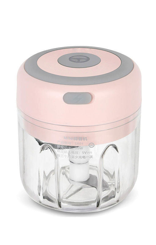 Electric Garlic Chopper USB Charging Ginger Masher Machine