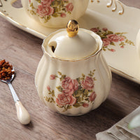Three-piece Kitchen Ceramic Seasoning Jar