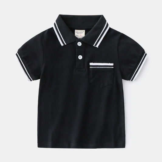 Boys' T-Shirt Summer Polo Shirt AMI Cart