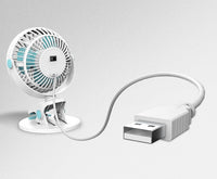 Portable Mini Desktop Fan Silent High Wind Power Cordless