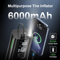 Portable Car Air Pump, Car Tire Automatic Air Pump.