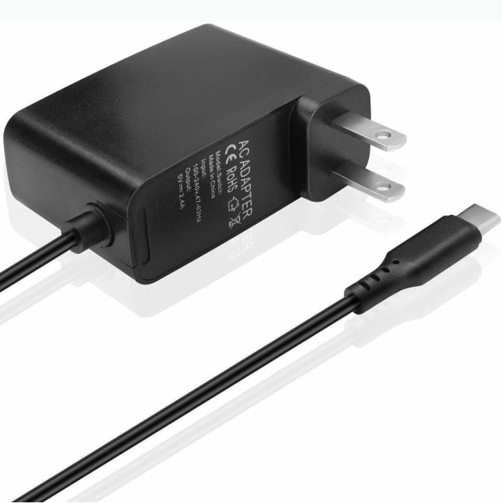 Nintendo  AC Power Supply Adapter Home Wall Travel Charger Cable 2.4A