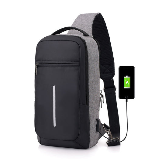 Anti-theft USB charging chest bag with you AMI Cart