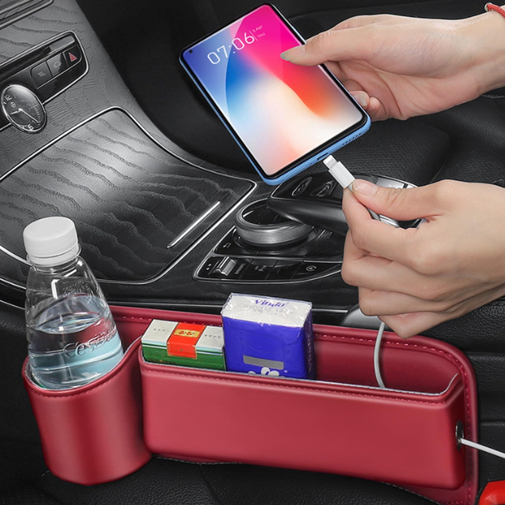 Car Seat Gap Filler Organizer Car Seat Console Organizer