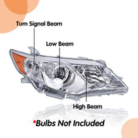 Headlamp Assembly Suitable For Dual Chrome Headlamp
