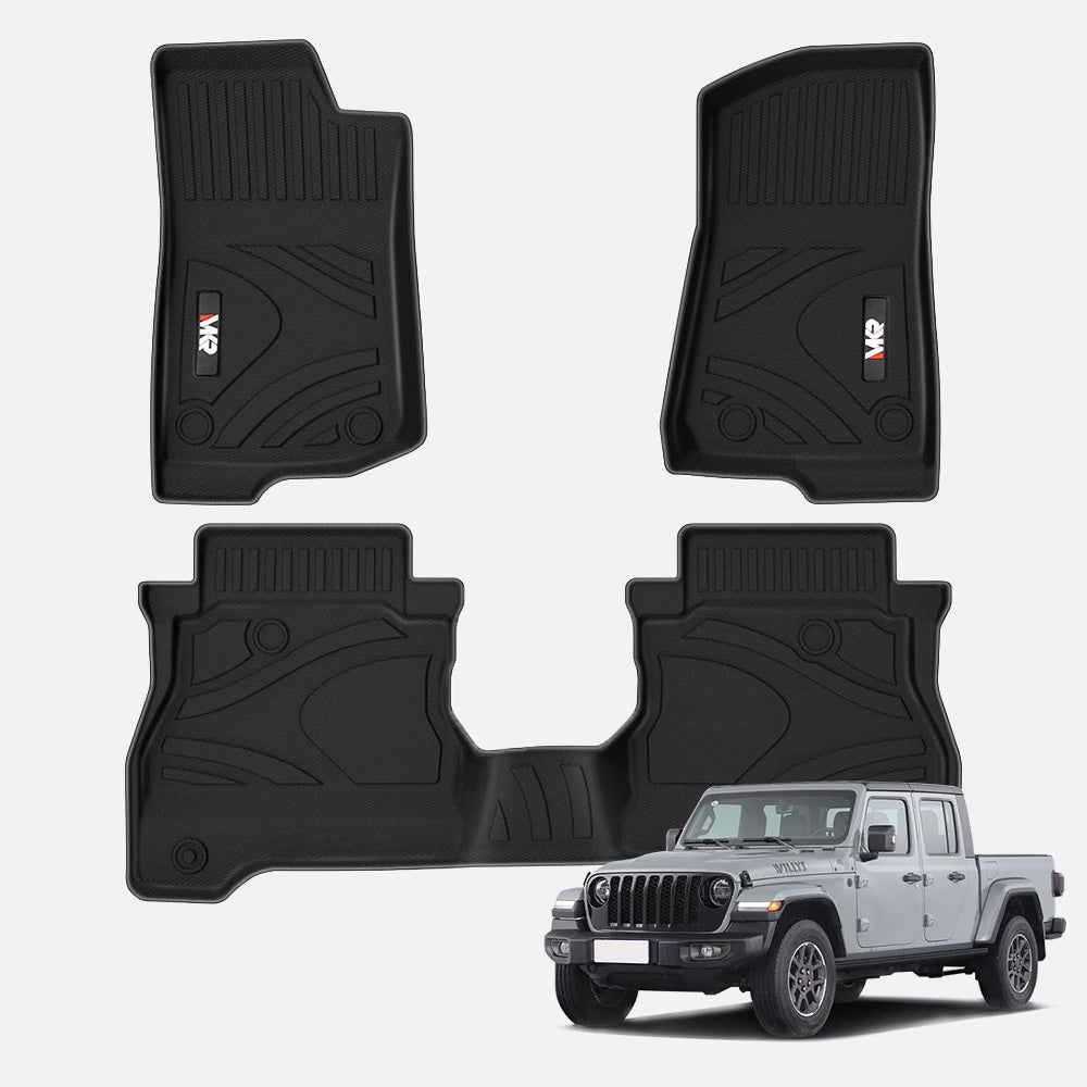 Car Floor Mats Trunk Mat Compatible With Wrangler JT