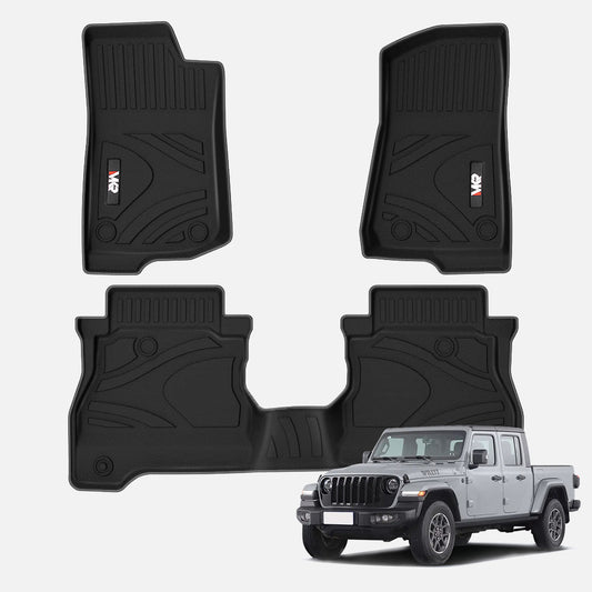 Car Floor Mats Trunk Mat Compatible With Wrangler JT