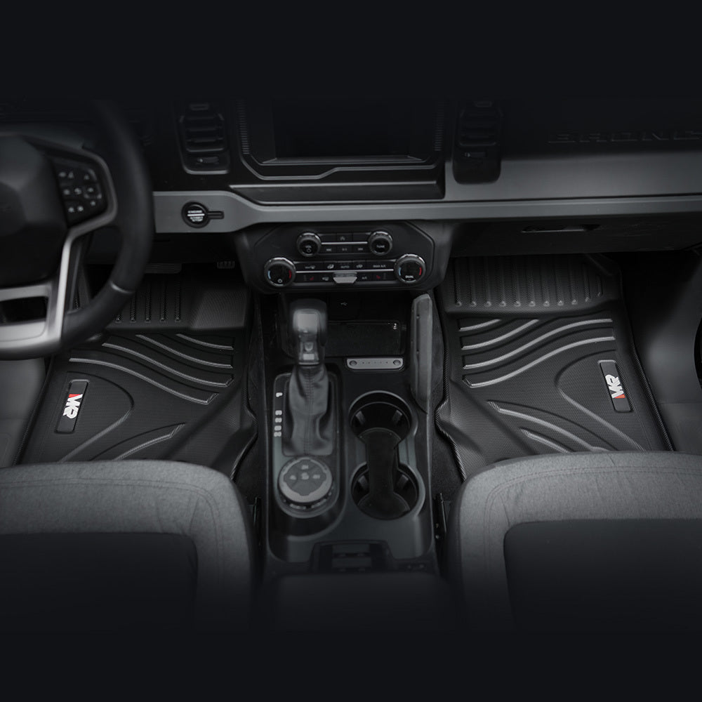 Floor Mats For 2021-2023 Ford Bronco 3D TPE All-Weather Floor