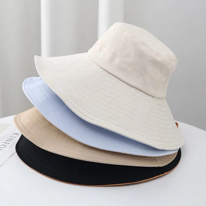 Trend Style Casual Spring Summer Foldable Women's Lightweight Breathable  Outdoor UV Shade Sun Fishman Hat Wholesales