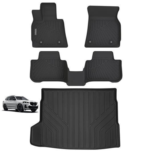 Floor Mats & Cargo Liners For 2025 BMW X3 All Weather 2 Row