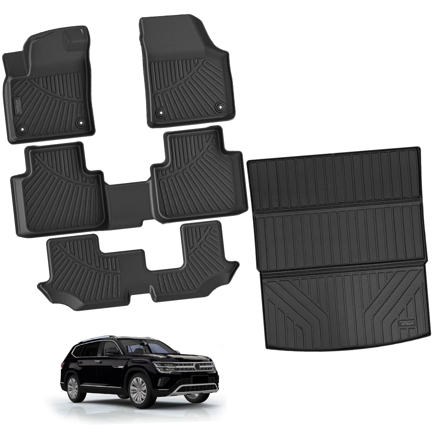 Floor Mats & Cargo Liners Compatible For Volkswagen Atlas 2018-2025