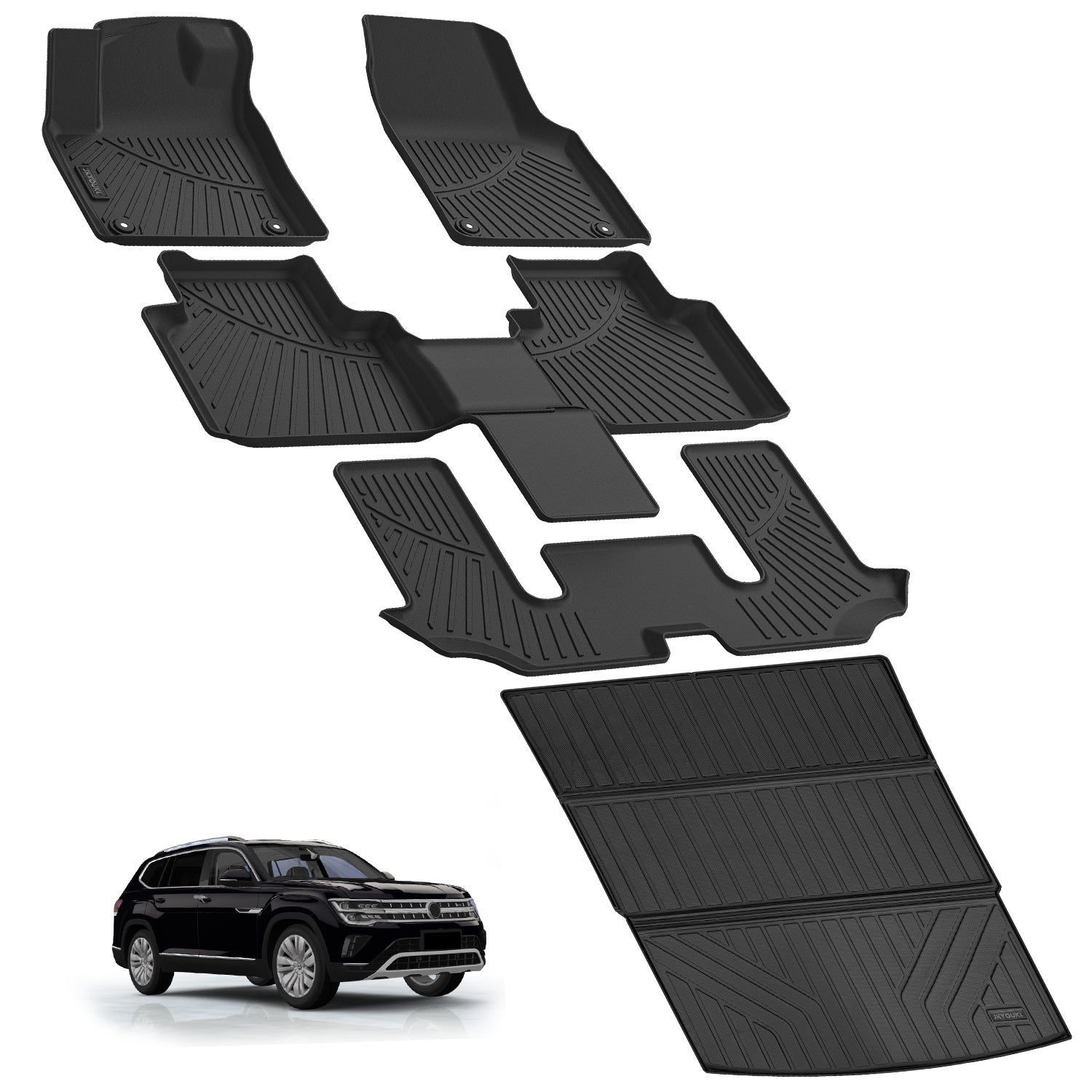 Floor Mats & Cargo Liners Compatible For Volkswagen Atlas 2018-2025