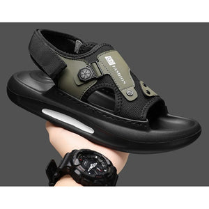 Men's sandals men's fashion 2024 new wear wear-resistant beach shoes soft soles soft men's slippers